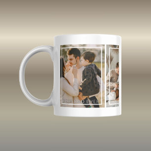 Caneca De Café Layout de Foto Personalizado para Momentos em Famí