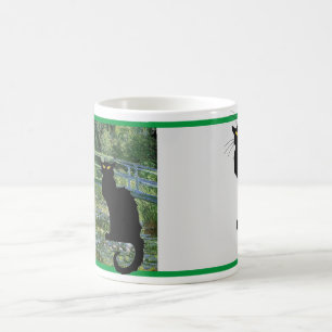 Caneca De Café Le Chat Noir na Ponte Japonesa