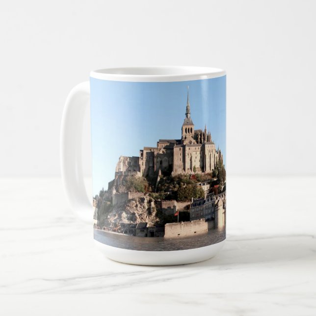 Caneca De Café Le Mont-Saint-Michel (Frente Esquerda)