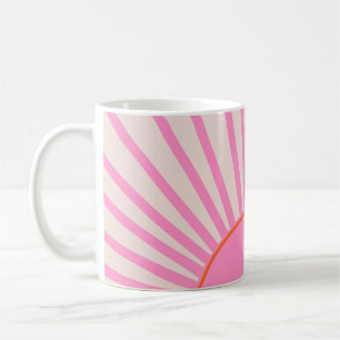 Caneca De Café Le Soleil 01 Sol Rosa Sol