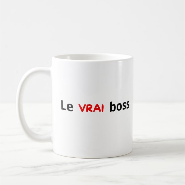 Caneca De Café le vrai boss (Esquerda)