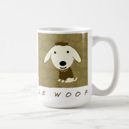 Caneca De Café Le Woof Cute Puppy Dog