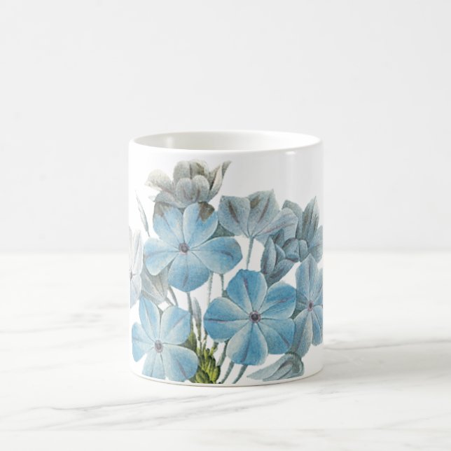 Caneca De Café leadwort (Plumbago caerulea) por Redouté (Centro)