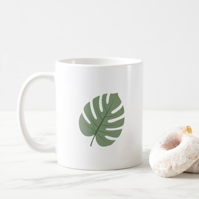 Caneca De Café Leaf mug (Com Donut)