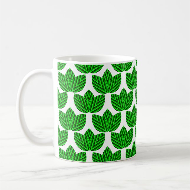 Caneca De Café Leaf Trios (Esquerda)