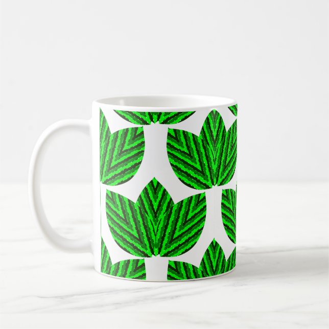 Caneca De Café Leaf Trios Maior (Esquerda)