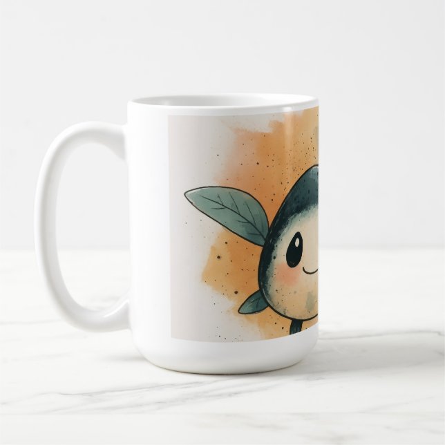 Caneca De Café Leafy Smile (Esquerda)