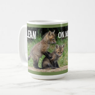 Caneca De Café Lean On Me Text