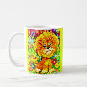 Caneca De Café leão arenoso