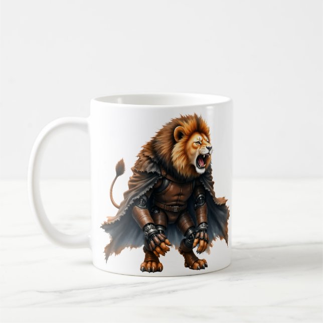 Caneca De Café Leão Cibernético dos Ermos  (Esquerda)