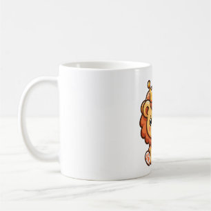 Caneca De Café Leão com coroa