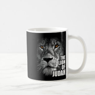Caneca De Café Leão de Judá Jesus Fé Cristã Sobre o Medo