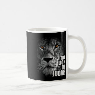 Caneca De Café Leão de Judá Jesus Fé Cristã Sobre o Medo Prem
