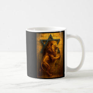 Caneca De Café Leão de Judá Muro Ocidental de Jerusalém A Estrela