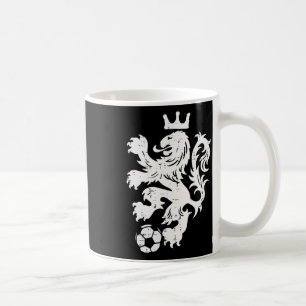 Caneca De Café Leão dos Países Baixos Holandês Laranja Fã de Fute