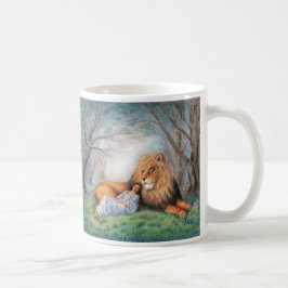 Caneca De Café Leão e mim
