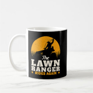 Caneca De Café Leão Engraçado Mower Cowboy Lawn Ranger Yard Work