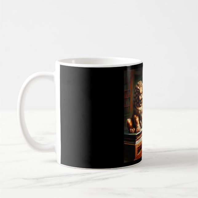 Caneca De Café Leão Foo Chinês (30) (Esquerda)