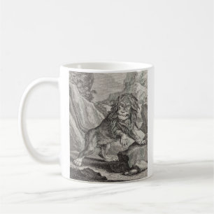 Caneca De Café Leão macho no Parque Nacional Serengeti, Tanzânia