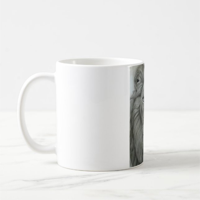 Caneca De Café Leão Majestoso (Esquerda)