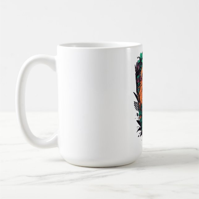 Caneca De Café Leão na selva (Esquerda)