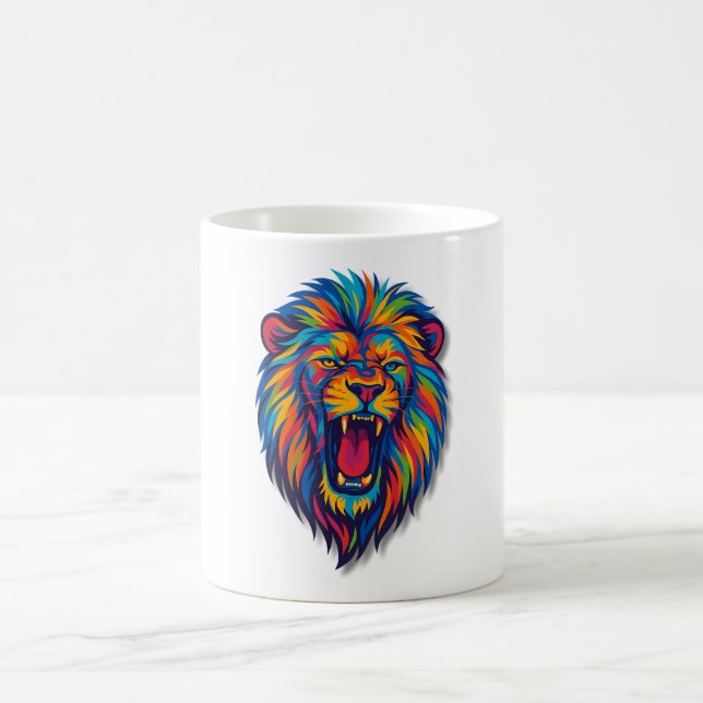 Caneca de Café LEÃO PINTADO (Centro)
