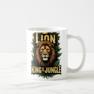 Caneca De Café Leão: rei da selva