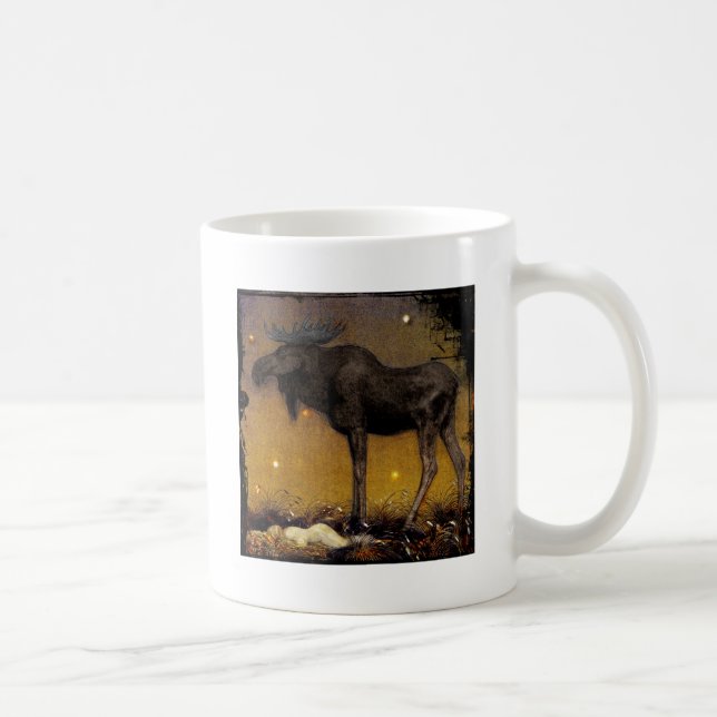 Caneca De Café Leap Elk Princesa Cotton Dormindo (Direita)