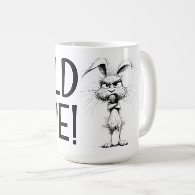 Caneca De Café Lebre Selvagem (Frente Esquerda)