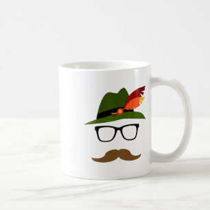 Caneca De Café Lederhosen German Face Gles Halloween Costume