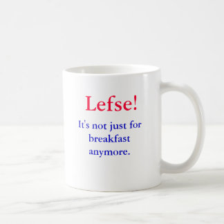 Caneca De Café Lefse! Não é apenas para o pequeno almoço