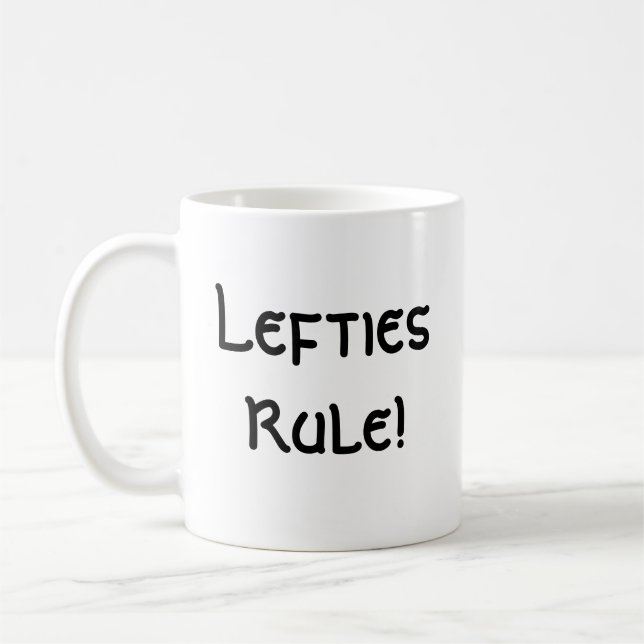 Caneca De Café LeftiesRule! (Esquerda)