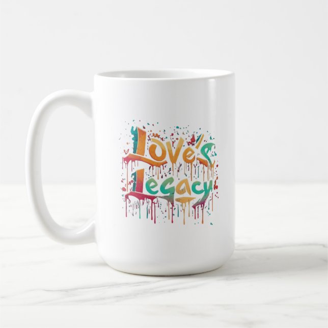 Caneca De Café Legado do Amor: Momentos Cerejados Mug (Esquerda)