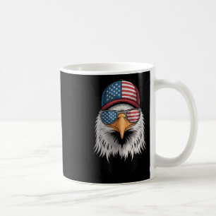 Caneca De Café Legal 4 De Julho De Eagle Usa Flag Sungles Indepen