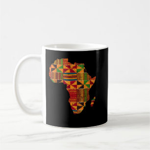 Caneca De Café Legal África Mapa Kente Cloth Presente Para Homens