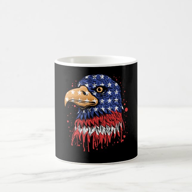 Caneca De Café Legal bandeira americana Eagle Art - bandeira dos  (Centro)