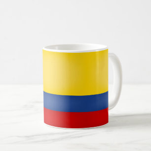 Caneca De Café Legal bandeira colombiana