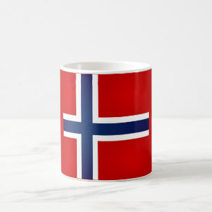 Caneca De Café Legal bandeira norueguesa