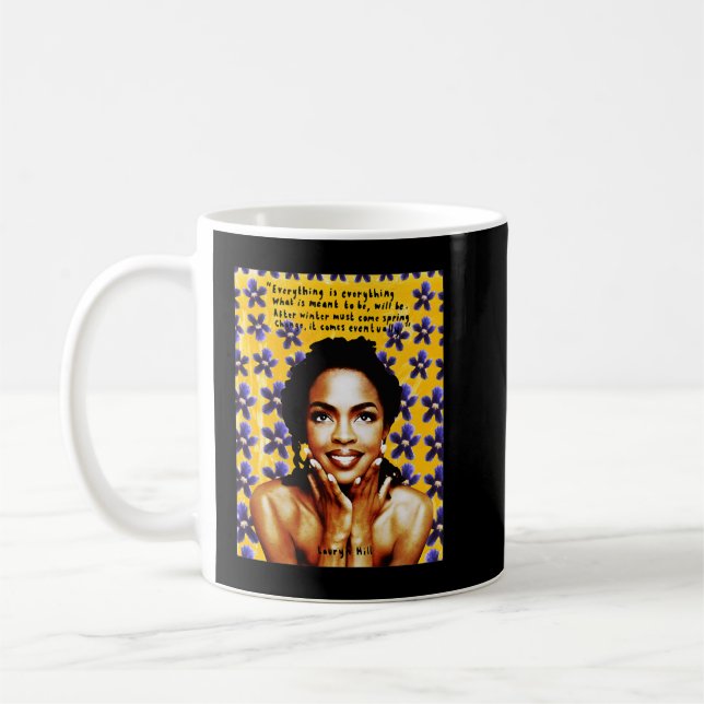 Caneca De Café Legal Cantora Engraçado Presente Lauryn Colinas fã (Esquerda)
