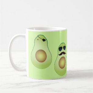 Caneca de café legal do abacate