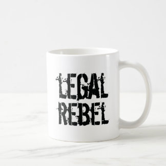 Caneca de café legal dos rebeldes