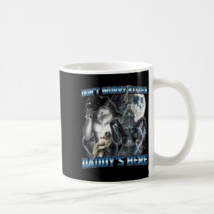 Caneca De Café Legal engraçado meme de lobo alfa Não se preocupe