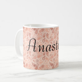 Caneca De Café Legal, espantoso Laranja branco com o seu nome