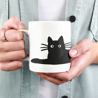 Caneca De Café Legal Gatinho Preto Purrfect Feline Lover