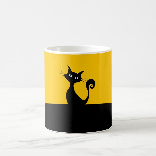 Caneca De Café Legal Gato Artístico Café Tea Mug (Centro)