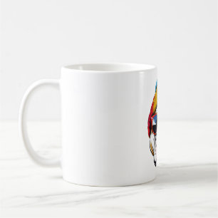 Caneca De Café Legal Inglês Buldogue Vestindo Um Chapéu De Beanie