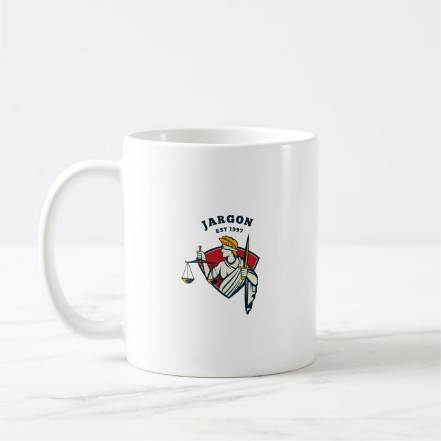 Caneca De Café Legal Jargon mug funny joke gifts for lawyers (Esquerda)