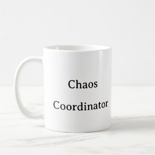 Caneca De Café Legal Mãe Mug - Coordenadora do Caos Engraçada Caf
