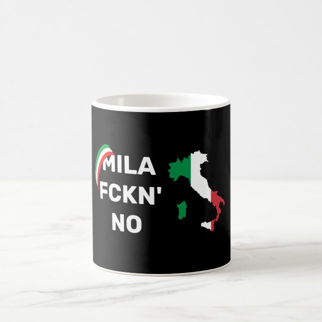 Caneca De Café Legal MILANO - Mila Fckn No com bandeira (Centro)