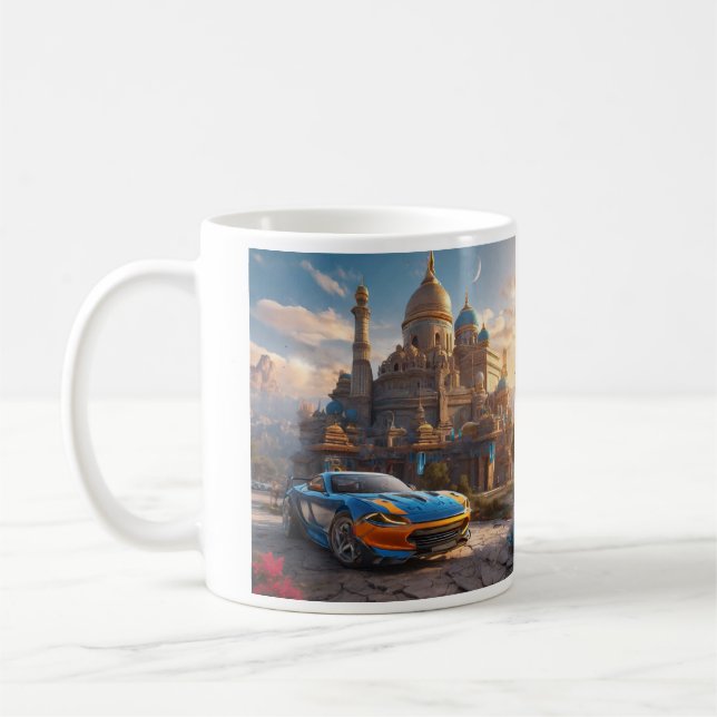 Caneca De Café Legal monastério de super carro (Esquerda)